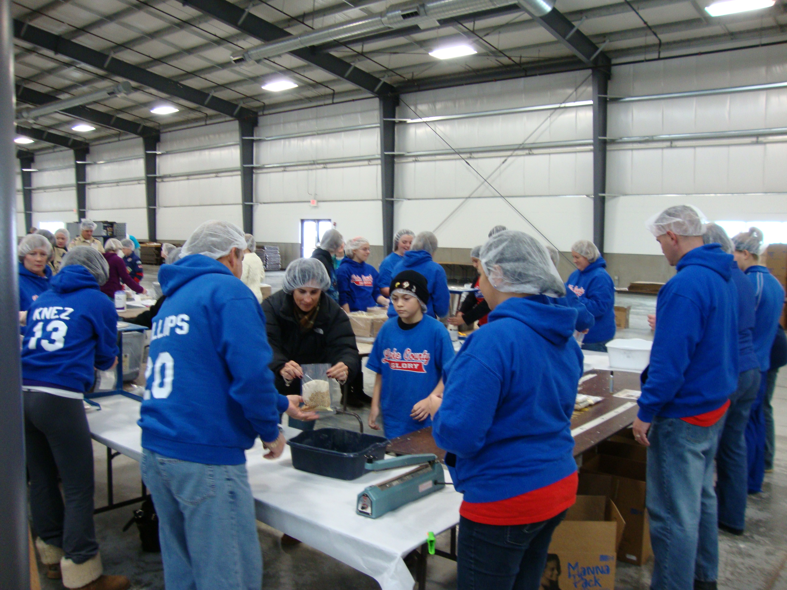 Glory at Feed My Starving Children 