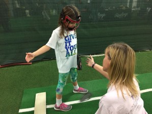 Slapping to get the feel of a whipping motion.