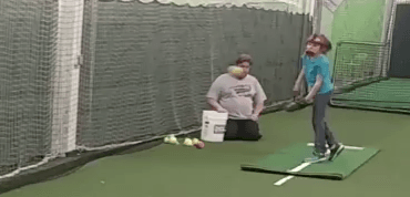 Throwing to a target helps ratchet up the focus.