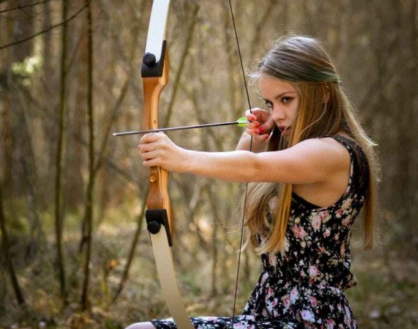 adult archery beautiful beauty